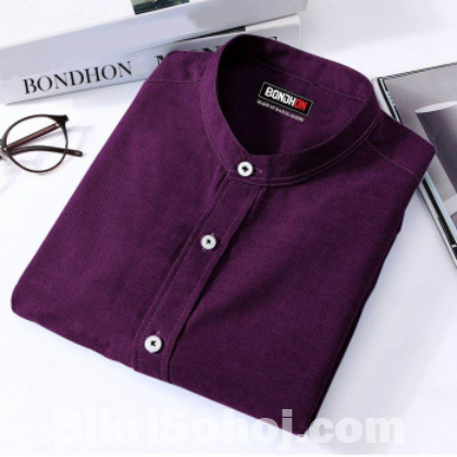 Men's Solid Colour Cotton Full sleeve Shirt